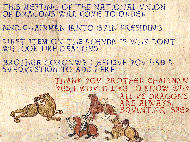 Of course, the culprit is simply more Perils of Medieval Illustration, but it'll take another 78 meetings for them to come to that conclusion, if at all